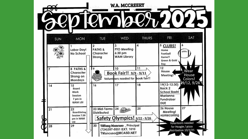 September Calendar