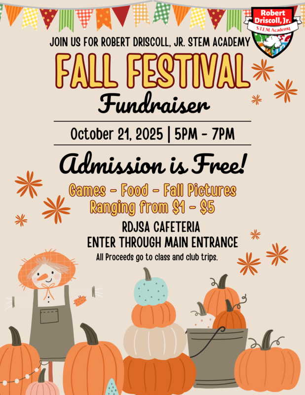FALL FESTIVAL OCTOBER 21 5-7PM