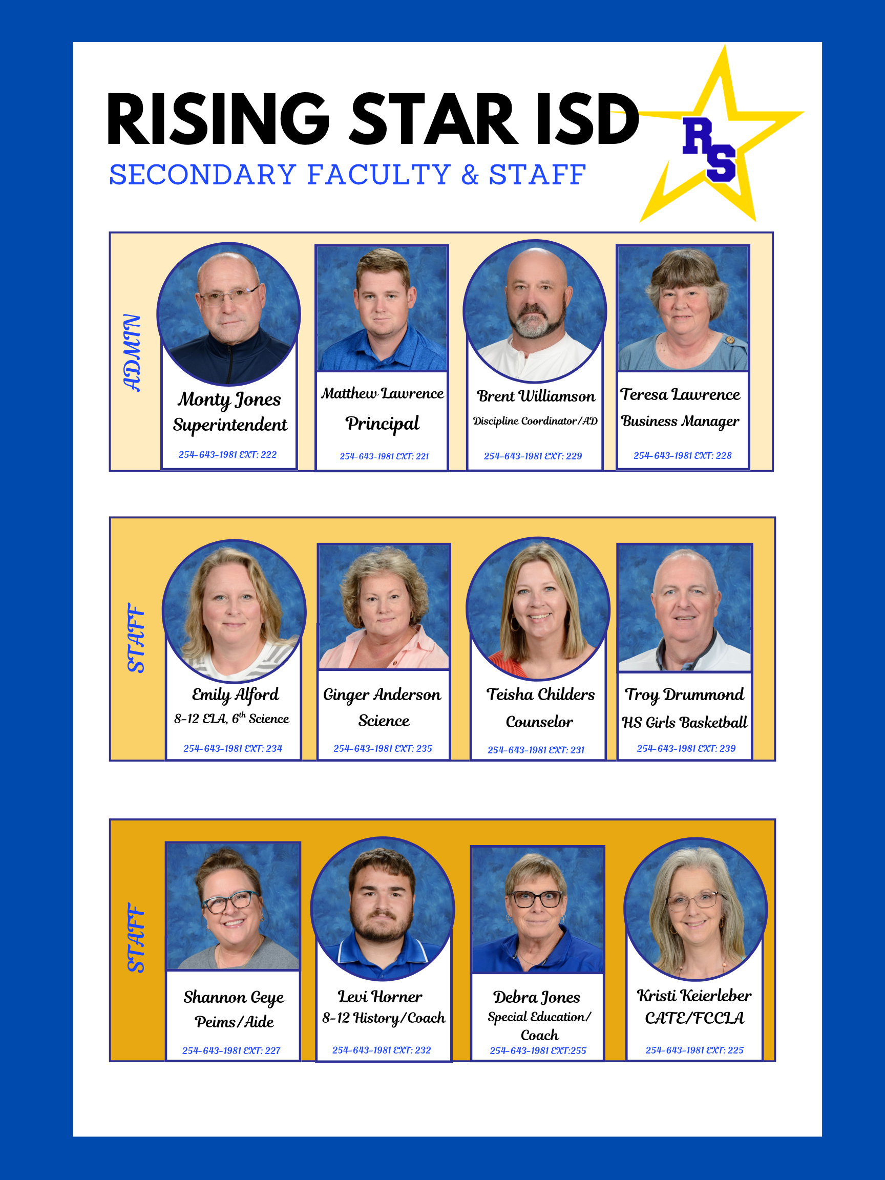 HS Staff Directory