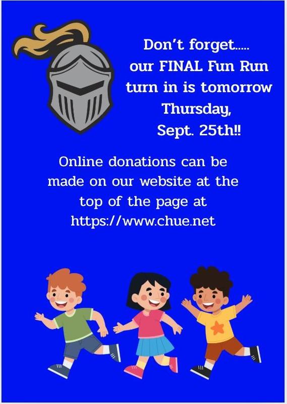 Final Fun Run turn in.