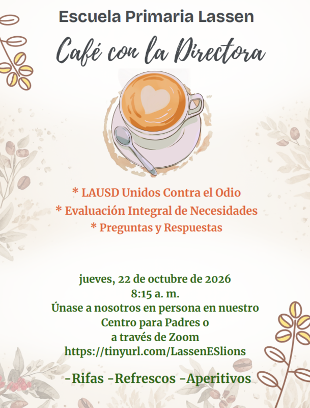 Coffee with the Principal