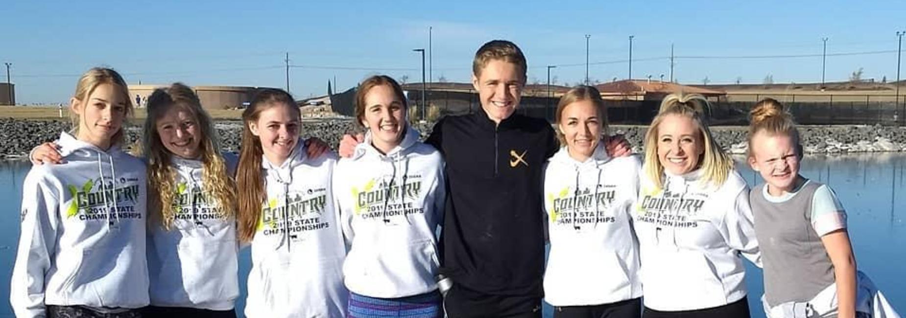 Cross Country Runners at the State Meet
