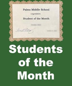 Students of the Month