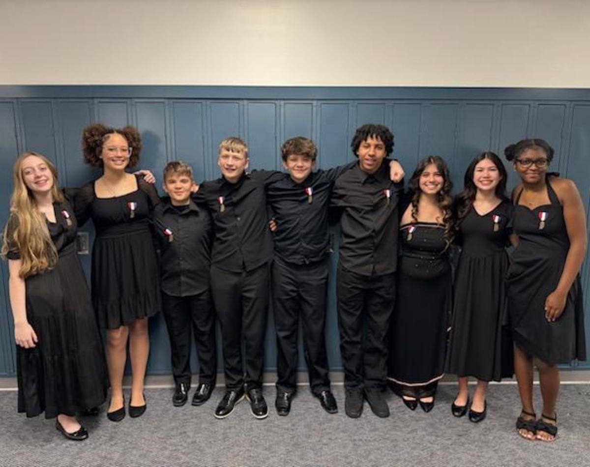 photo - MJH choir members at ISSMA Solo & Ensemble in 2026