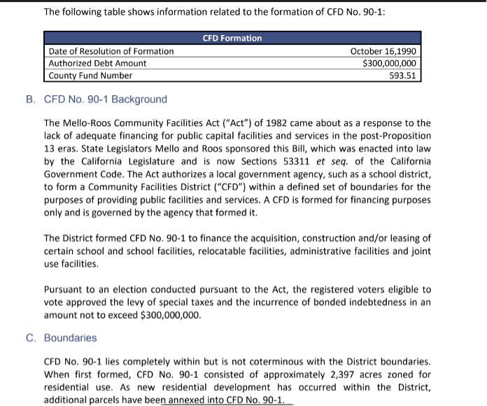 CDF No. 90-1 Background and formation