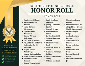 SPSD SPHS T1 HONOR ROLL