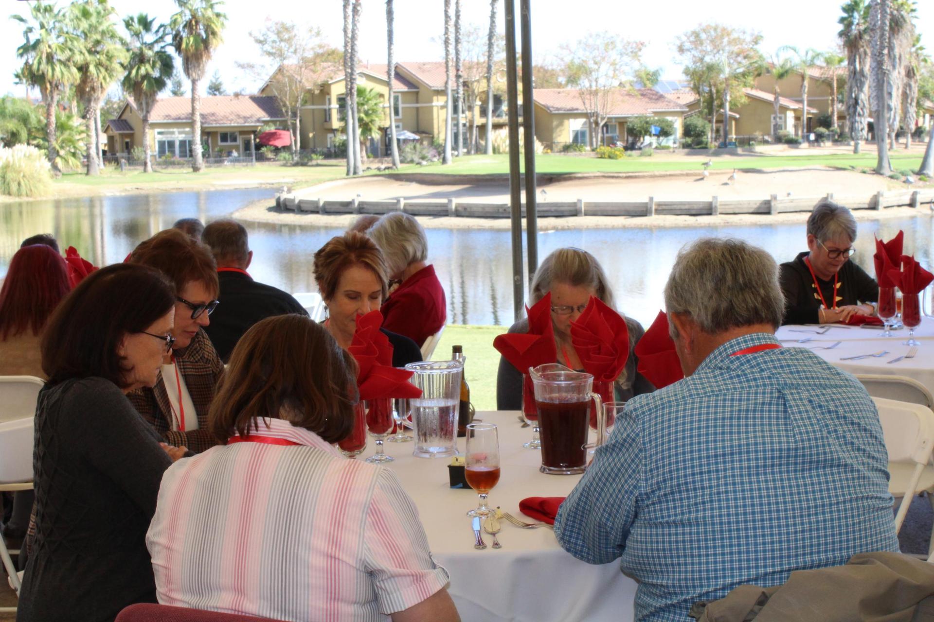 Members of the class of 1971 at their 50 year reunion