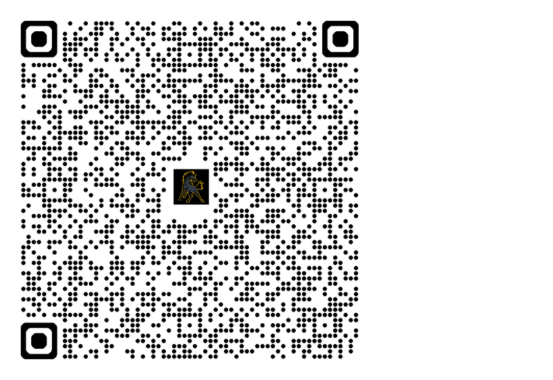 qr code linking to sapphire community portal featuring a colts logo in the center
