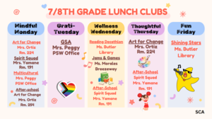 7TH-8TH LUNCH CLUBS