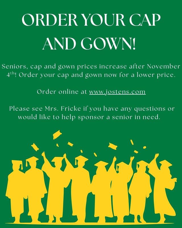 Cap and Gown Order