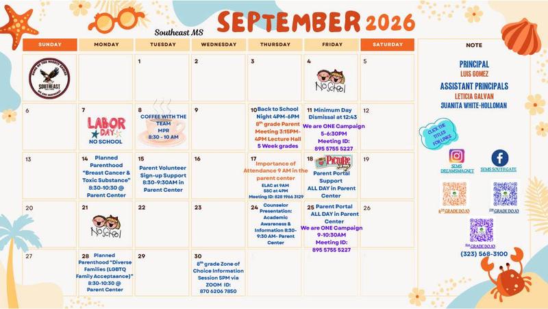 Sept Calendar
