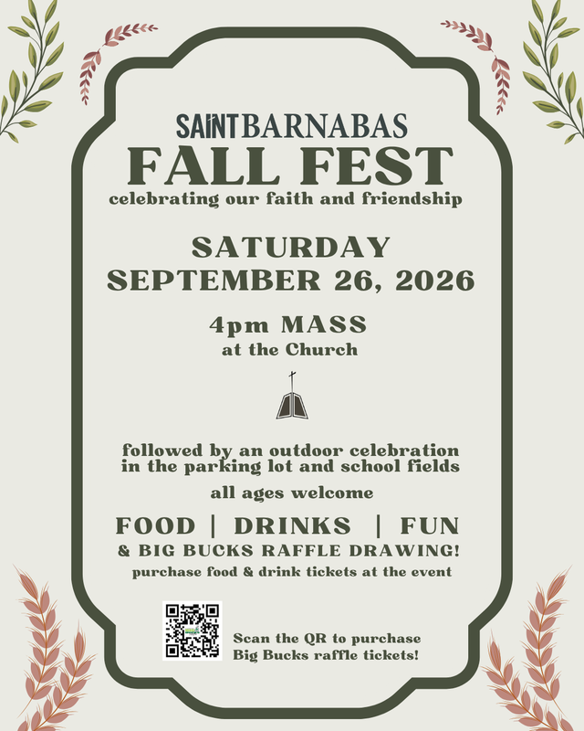 Fall Fest - Saturday Sept. 26 Featured Photo