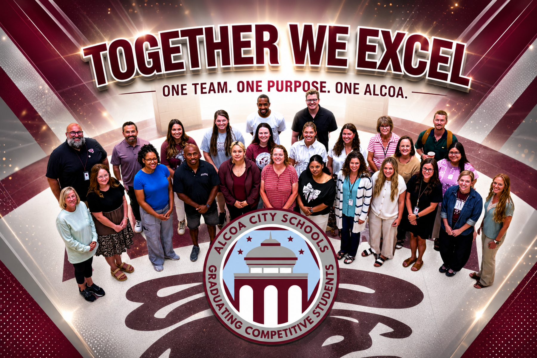 New Alcoa Employees Group Photo