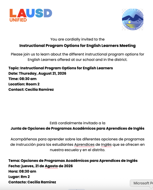 English Learners Meeting Featured Photo