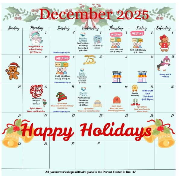 December Calendar