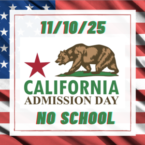 Admission Day Holiday