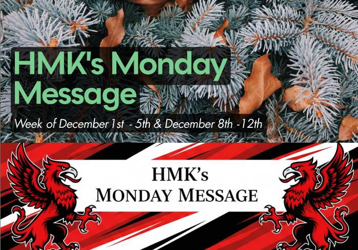 This week's newsletter from Principal Harris