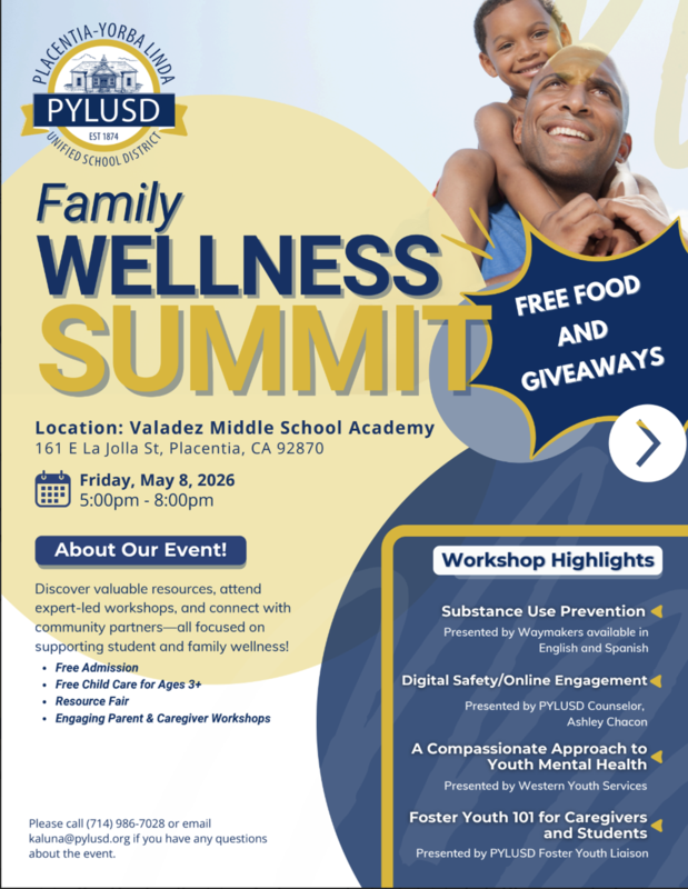 PYLUSD Family Wellness Summit