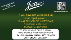 Final Senior Delivery Day