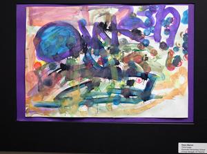 Student artwork on display