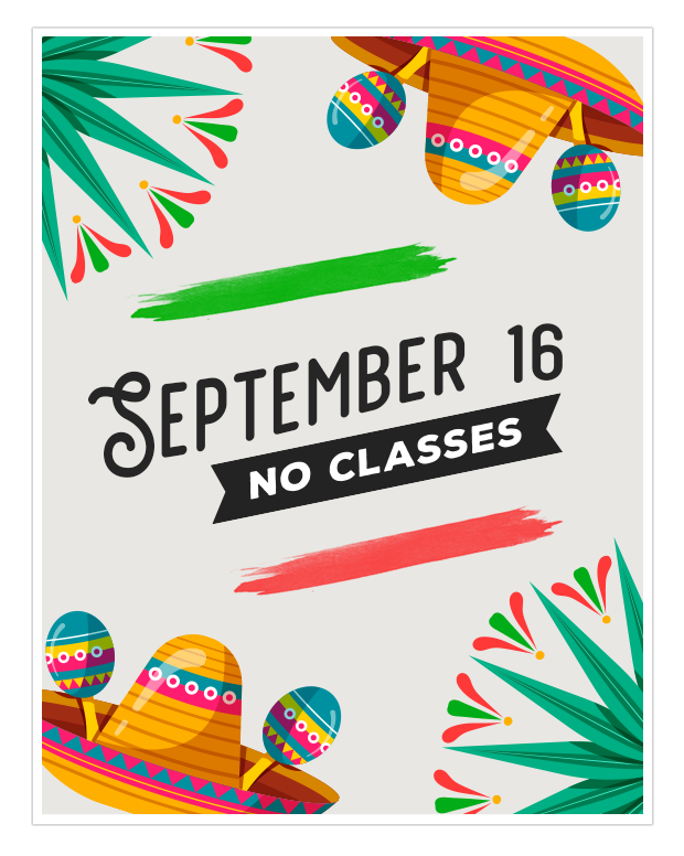 No Classes - Independence Day Featured Photo