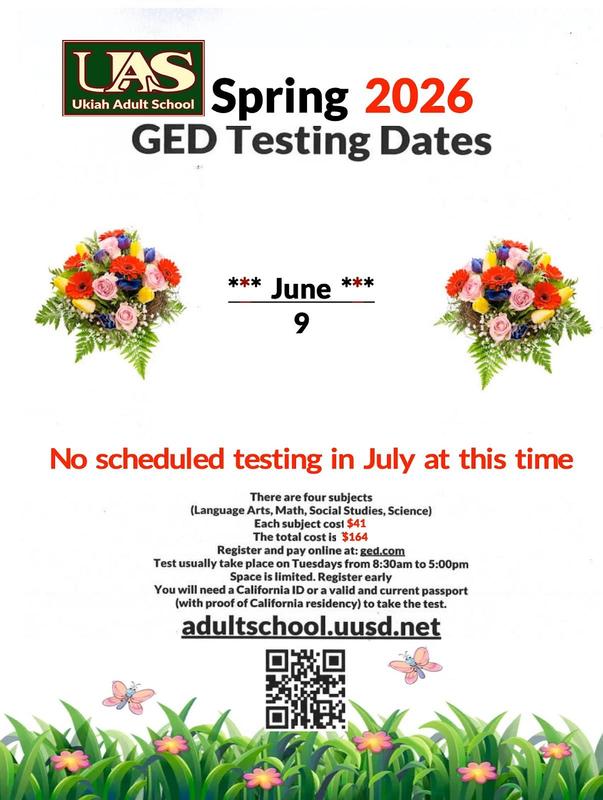June 9, 2026 GED / Pearson Vue testing date poster.