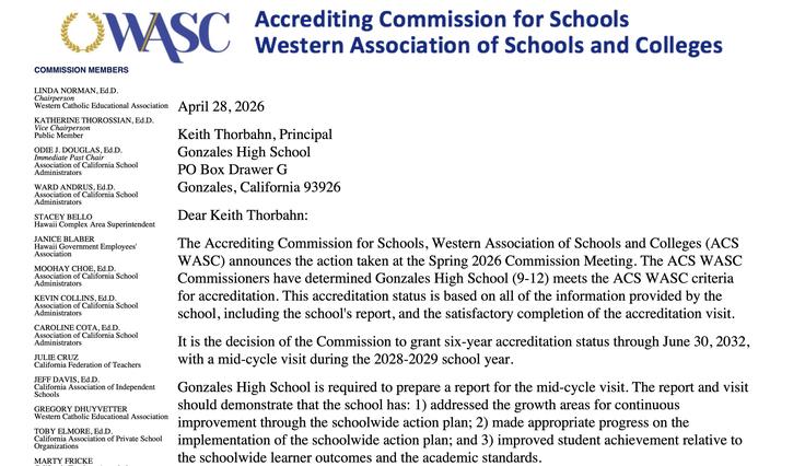 We are re-accredited!