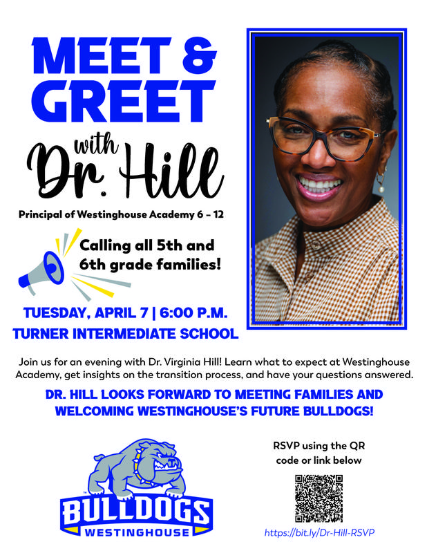 Meet & Greet with Dr. Hill Flyer