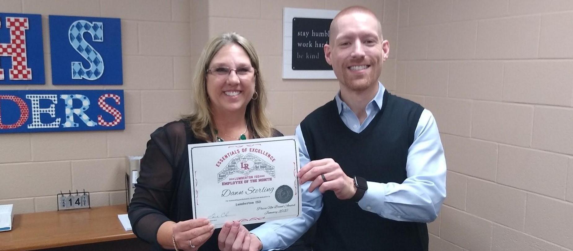 LHS Employee of the month