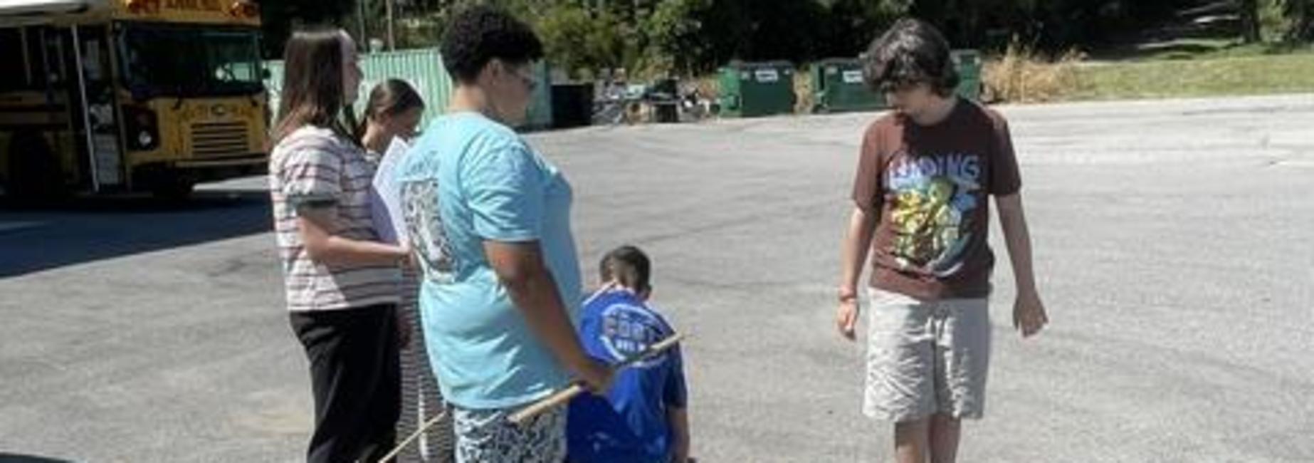 Mrs. Bucciarelli's Class measuring distance and displacement