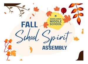 Mars Area Middle School Fall School Spirit Assembly