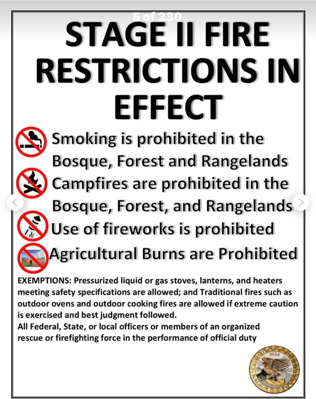Fire Restrictions