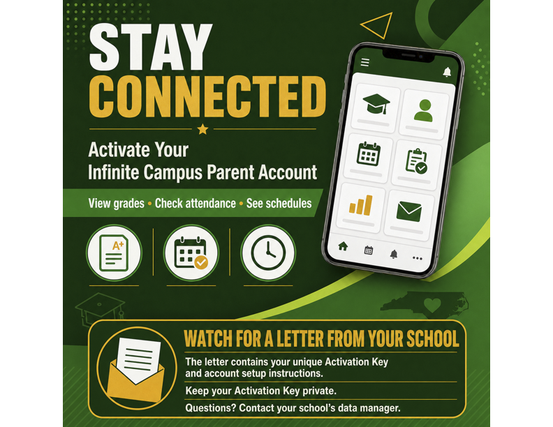 Infinite Campus Parent Portal Activation Flyer