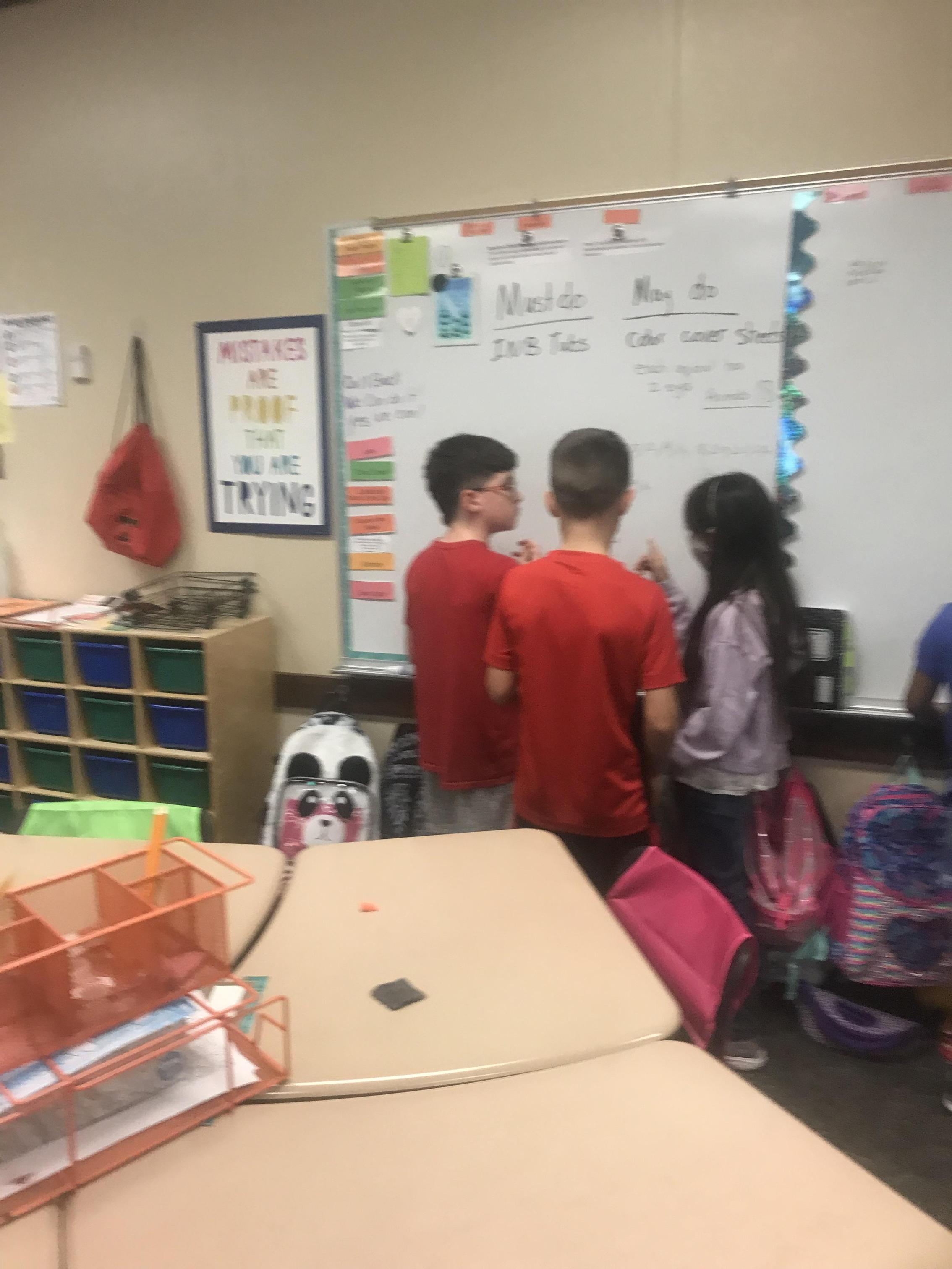 Class Pictures and Student of the Week !! Gileanna Houk Decker