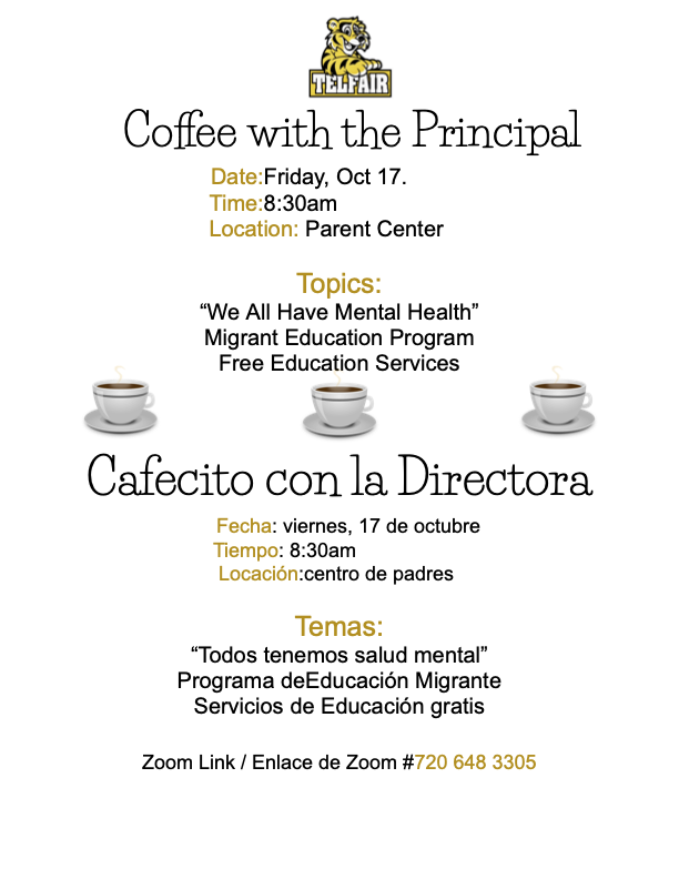 Coffee with the Principal Featured Photo