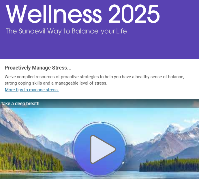 Wellness resource link