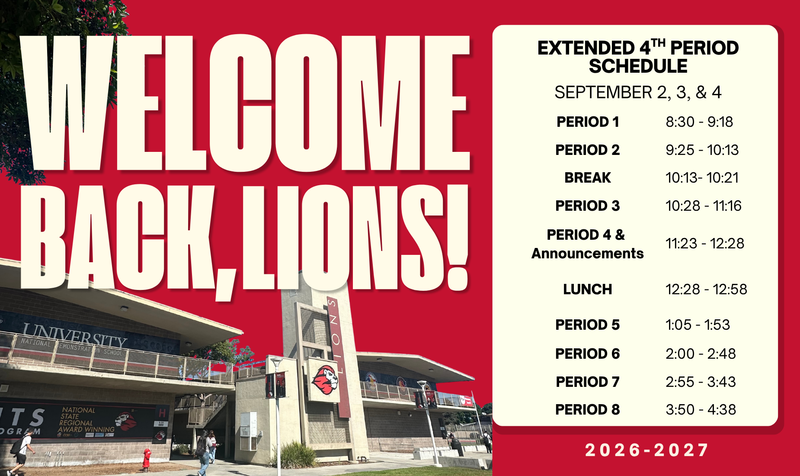 Welcome Back, Lions! Featured Photo