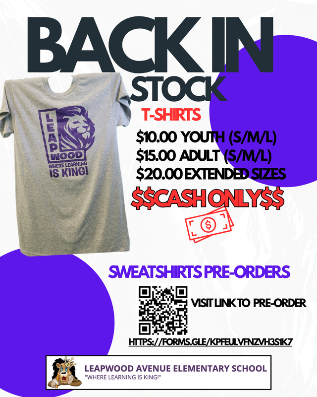 Logo shirts flyer