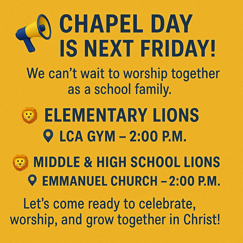 Chapel Day