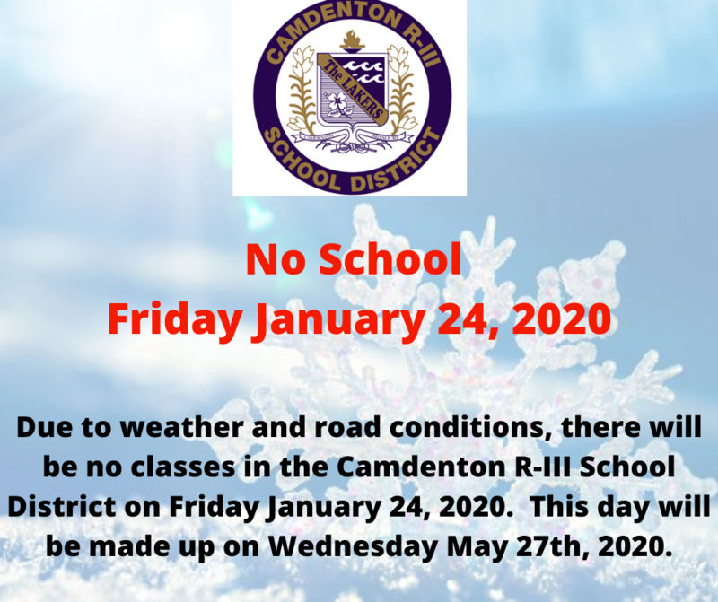 No School - Friday January 24, 2020 Featured Photo
