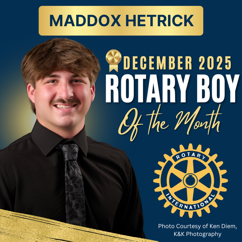 Rotary Boy of the Month for December