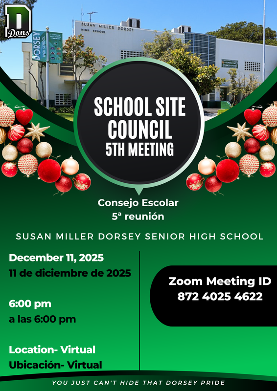school site council #5 flyer
