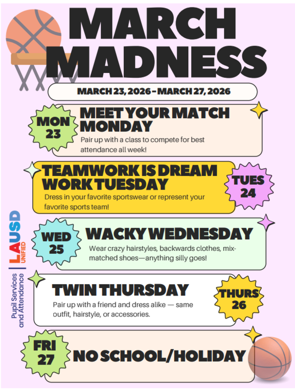 March Spirit Week