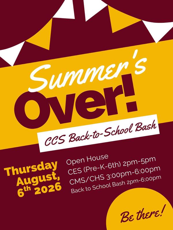 Back to School Bash flyer