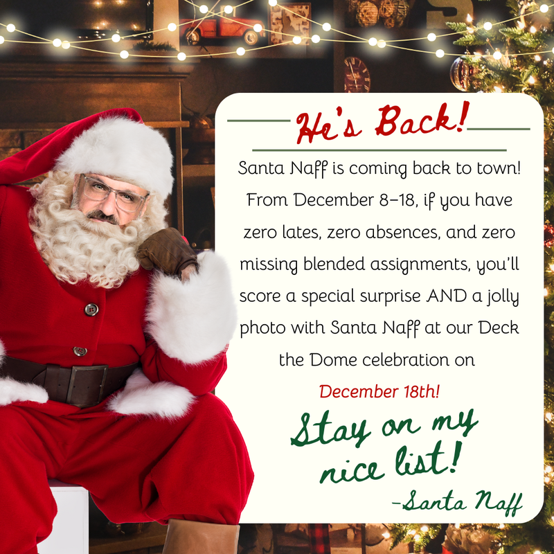 Santa Naff is Coming to Town!