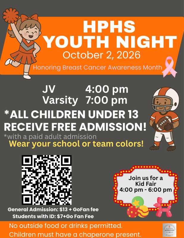 HPHS Youth Night Flyer