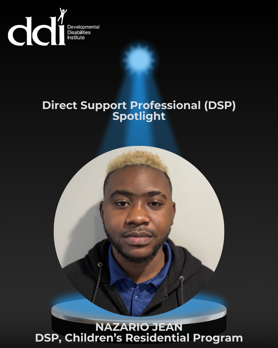 DDI DSP Spotlight; Nazario Jean pictured with a spotlight