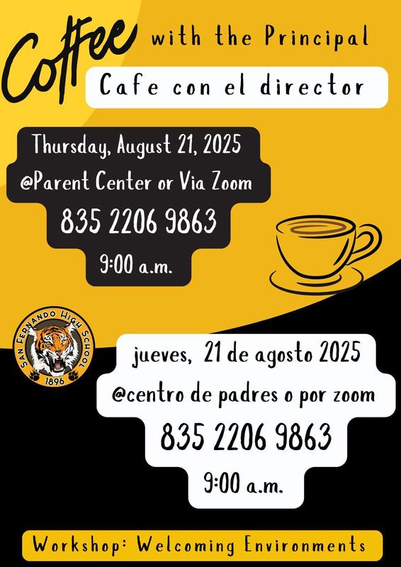 Coffee with the Principal #1
