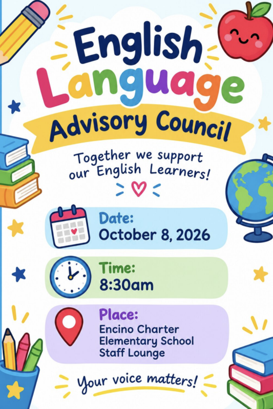 ELAC Meeting Flyer