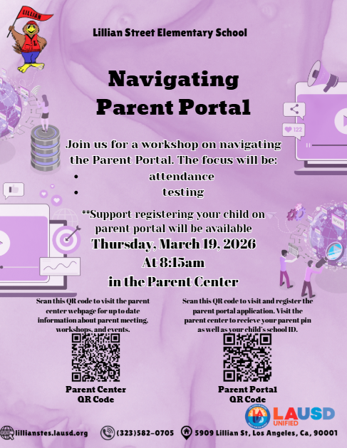 parent Portal Workshop English